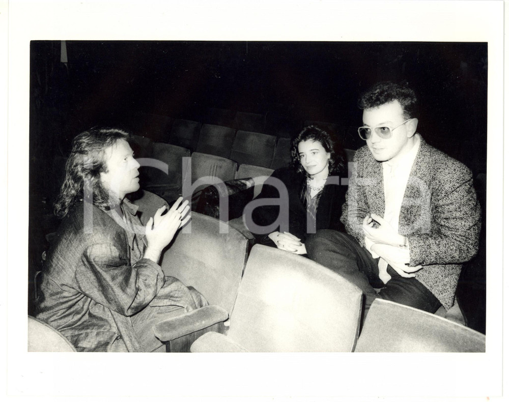 Fotografia d epoca originale 1987 SANREMO Umberto TOZZI Enrico RUGGERI Laura FERRATO Foto 3 1