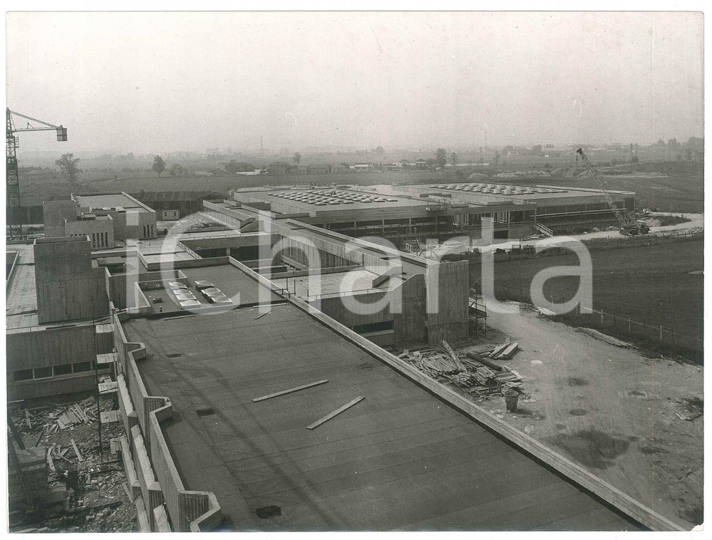 Fotografia d epoca originale 1975 GRUGLIASCO TO Complesso Scolastico del BAROCCHIO  Lavori 1 Foto 1