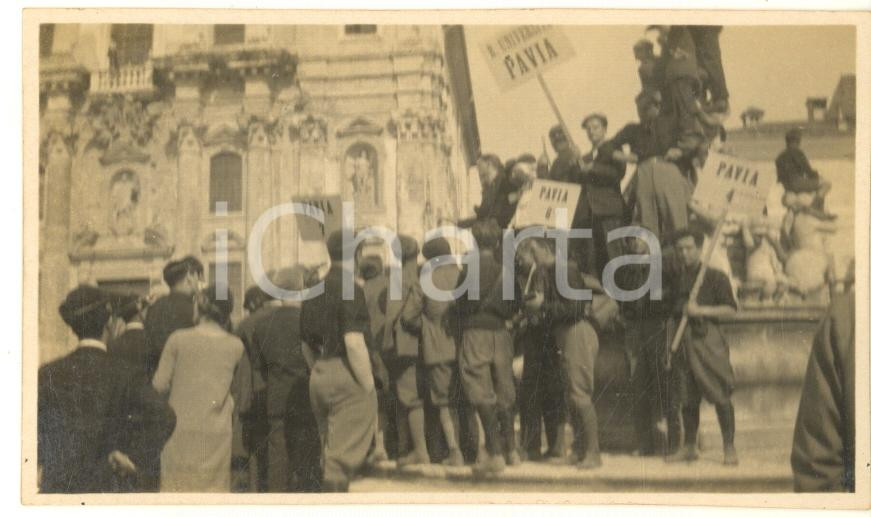 Fotografia d epoca originale 1935 ca Università PAVIA Evento GUF Gruppi Universitari Fascisti  Foto 11x6 2 1