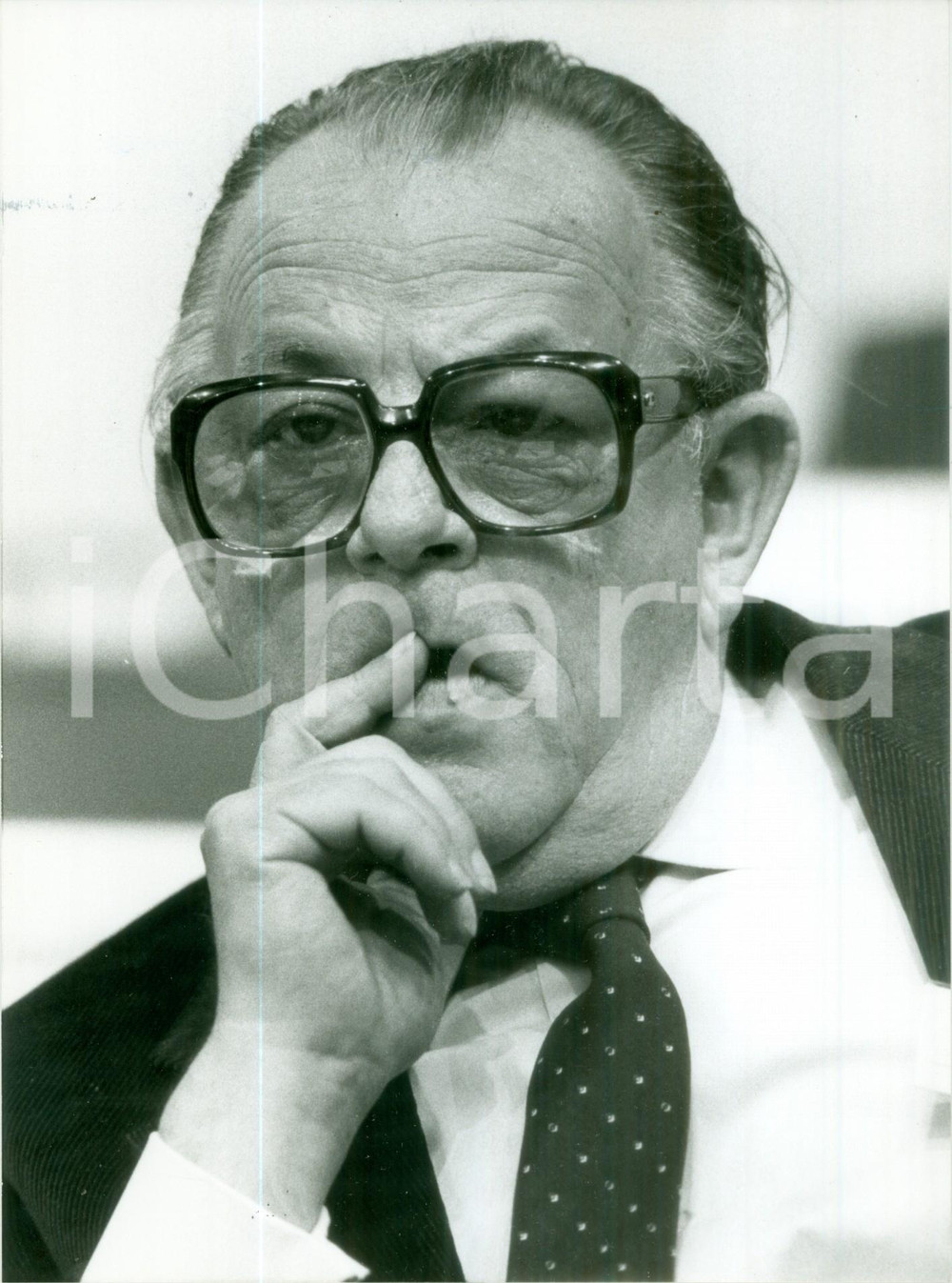 Fotografia d epoca originale 1979 BONN HansJürgen WISCHNEWSKI durante una seduta  Foto 1