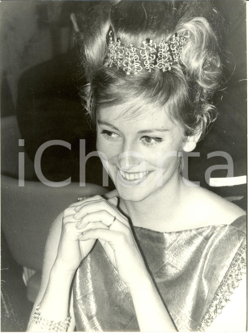 Fotografia d epoca originale 1960 ca BELGIO Principessa Paola Ruffo di Calabria Fotografia 18 x 24 2 1