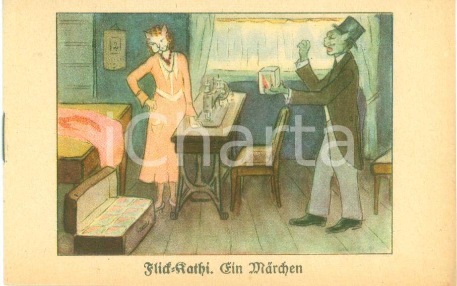 Materiale pubblicitario d’epoca 1930 ca BAD SALZUFLEN Hoffmann s Stärkefabriken FlickKathi Ein Märchen 2 1