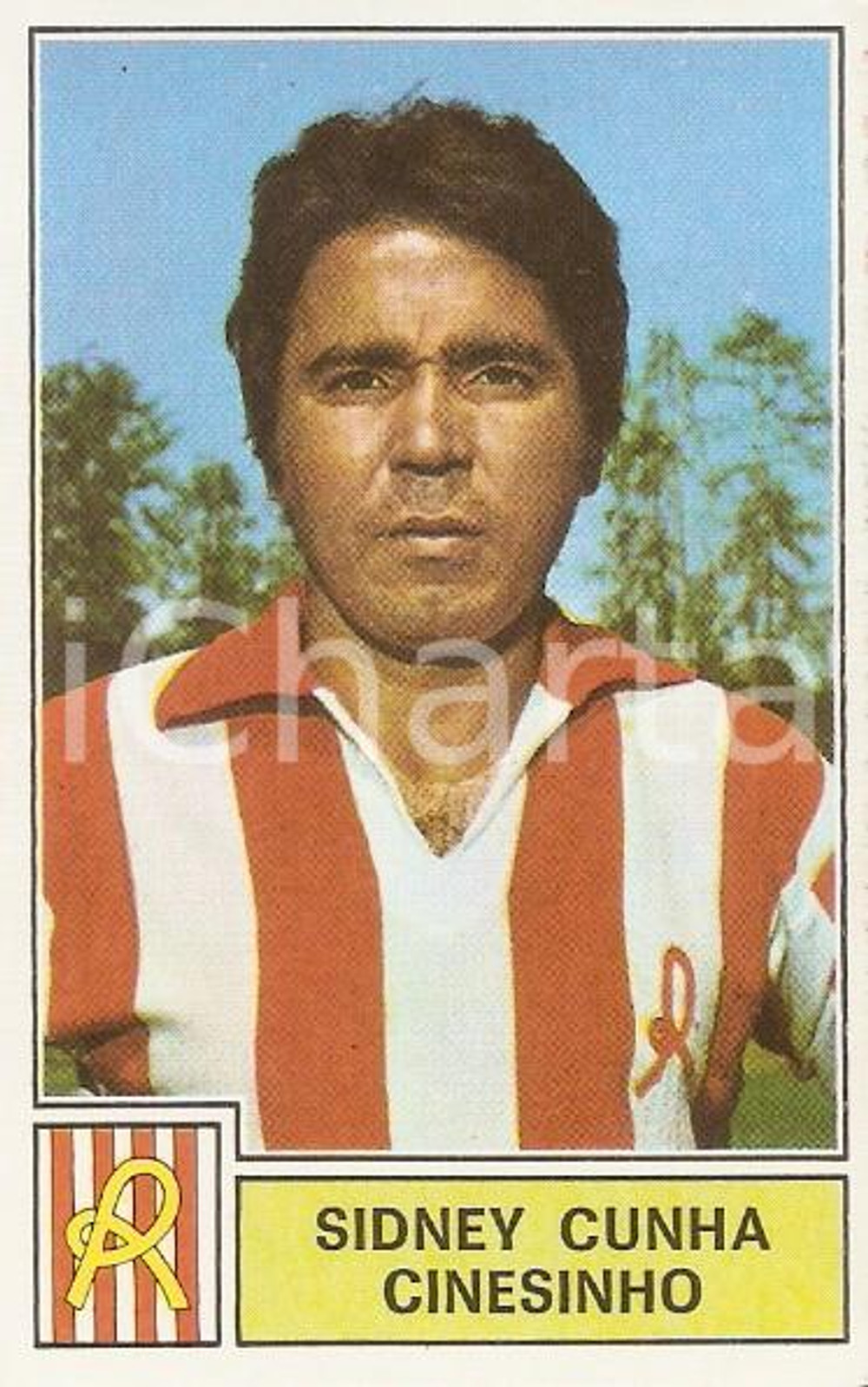 Oggetto da collezione cartaceo PANINI CALCIATORI 1971 1972 Figurina CHINESINHO Sidney CUNHA Lanerossi VICENZA 1