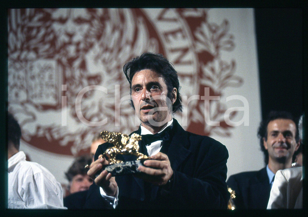 Fotografia d epoca originale 1994 VENEZIA Al PACINO Roberto CITRAN Mostra del Cinema  35mm VINTAGE SLIDE 1
