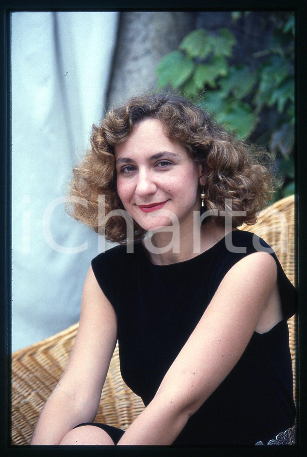 Fotografia d epoca originale 1983 Monica SCATTINI al Festival del cinema di VENEZIA 35mm VINTAGE SLIDE 11 1