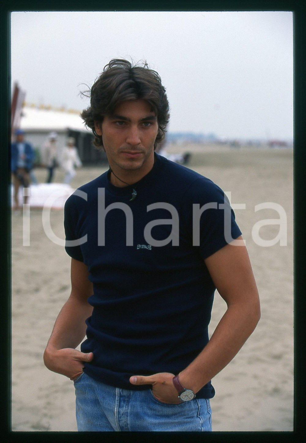 Fotografia d epoca originale 1995 ca Daniele LIOTTI  Festival Cinema di VENEZIA 35mm VINTAGE SLIDE 3 1