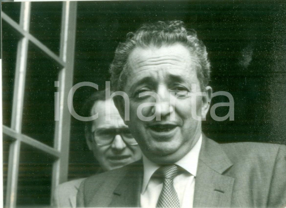 Fotografia d epoca originale 1981 PARIS Edmond MAIRE Segretario CFDT all Hotel MATIGNON Fotografia 1