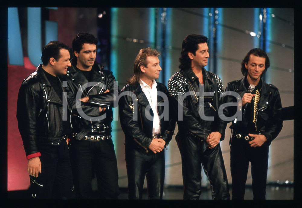 Fotografia d epoca originale 1988 MUSICA  STEVE ROGERS BAND 35mm VINTAGE SLIDE 16 1