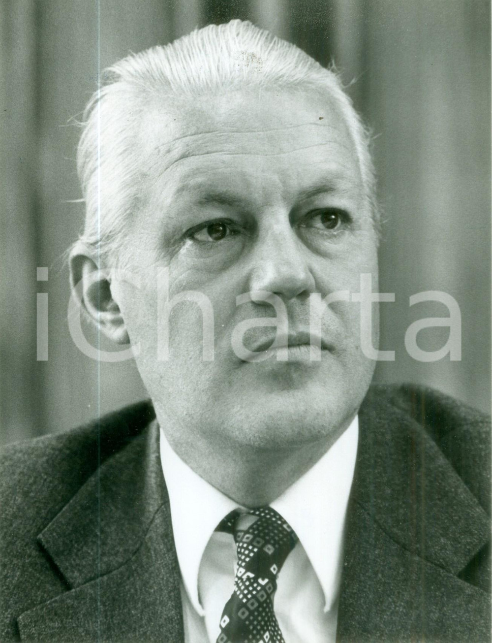 Fotografia d epoca originale 1984 BONN Gerhard STOLTENBERG Ministro dello SCHLESWIGHOLSTEIN Foto 3 1