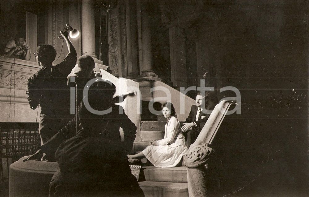 Fotografia d epoca originale 1961 MANHATTAN GUNS OF THE TREES Frances STILLMAN Adolfas MEKAS Night scene 1