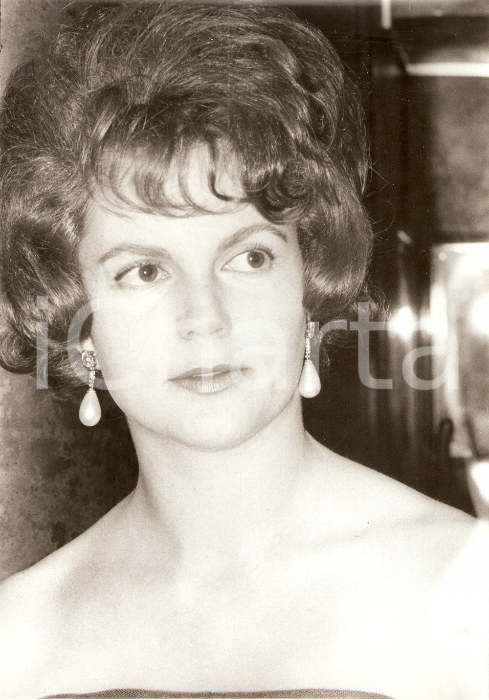 Fotografia d epoca originale 1960 ca Ritratto della principessa Maria Pia di SAVOIA Fotografia 1 1