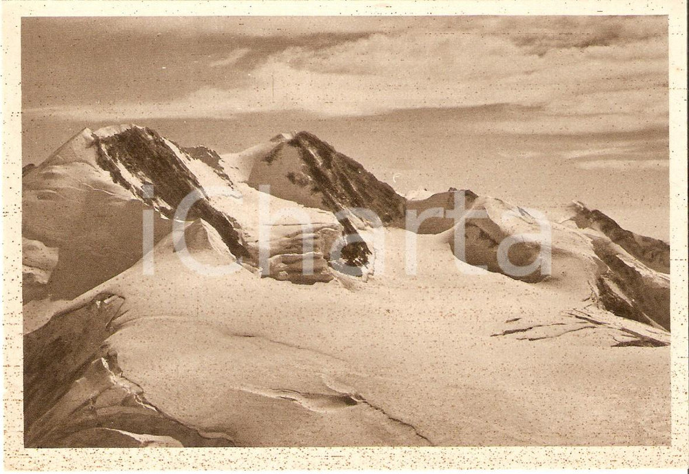 Cartolina originale da collezione 1950 ca GRESSONEYLATRINITE  Panorama con LYKSAMM Cartolina FG VG 2 1