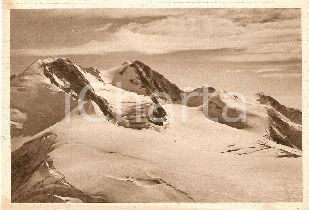 Cartolina originale da collezione 1950 ca GRESSONEYLATRINITE  Panorama con LYKSAMM Cartolina FG VG 3 1