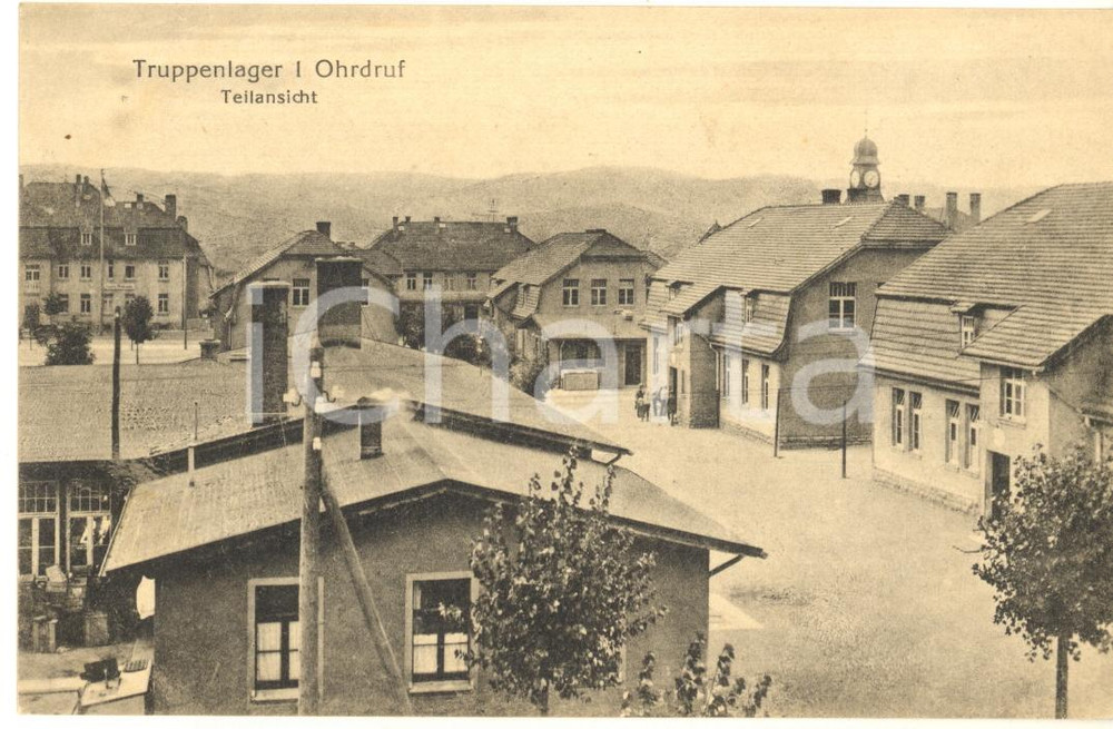 Cartolina originale da collezione 1918 WW1 OHRDRUF D Truppenlager I  Teilansicht ANIMATED Postcard 1