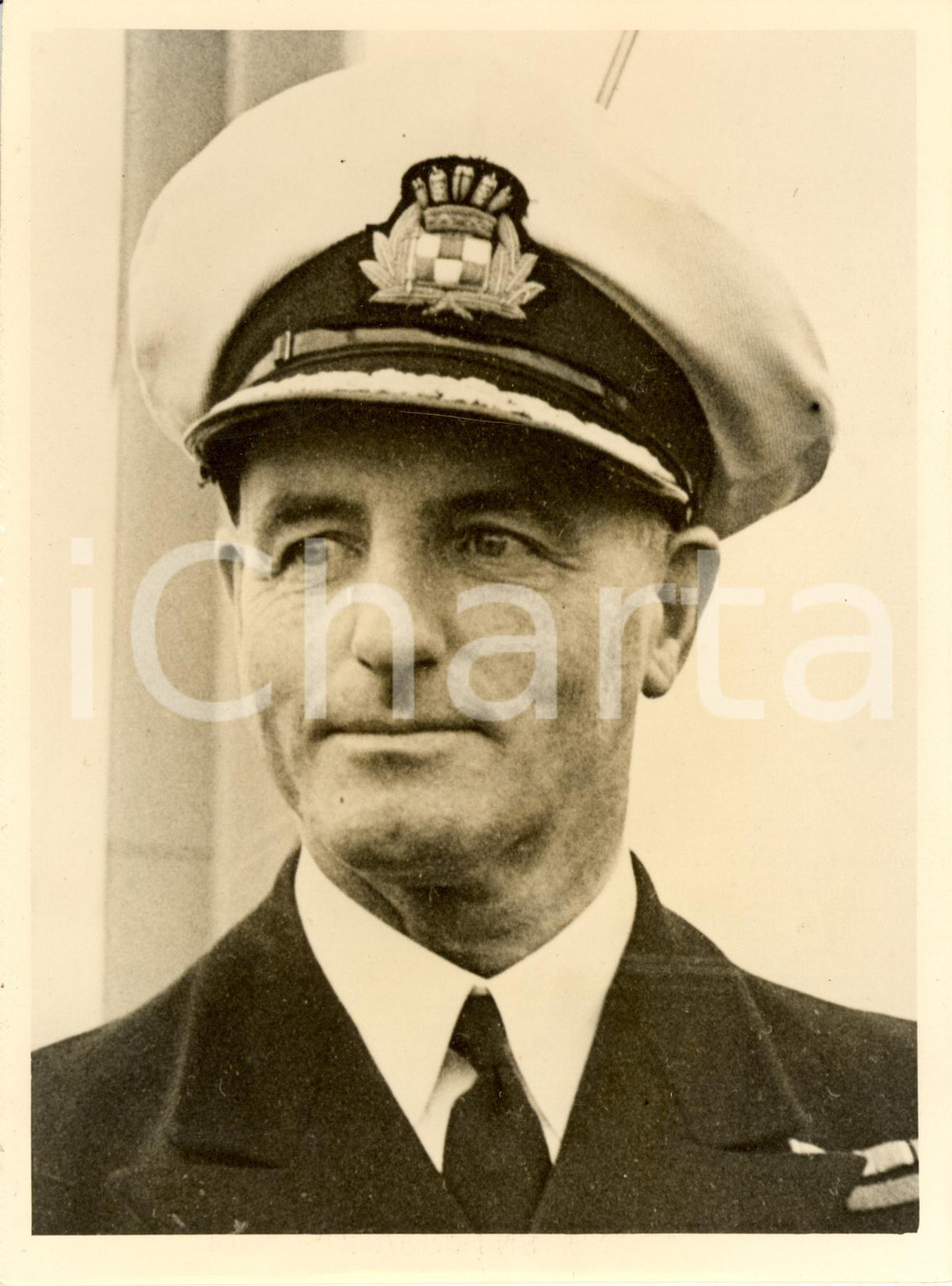Fotografia d epoca originale 1939 LONDON Captain Archibald MEIKLE on EMPRESS OF AUSTRALIA Photo TRAMPUS 1