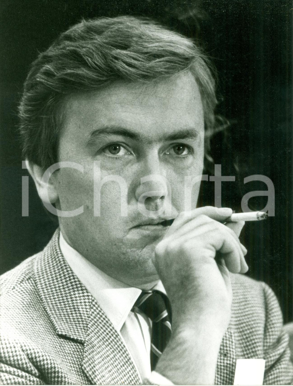 Fotografia d epoca originale 1991 FRANKFURT AM MAIN Sindaco SPD Andreas VON SCHOELER Fotografia 1