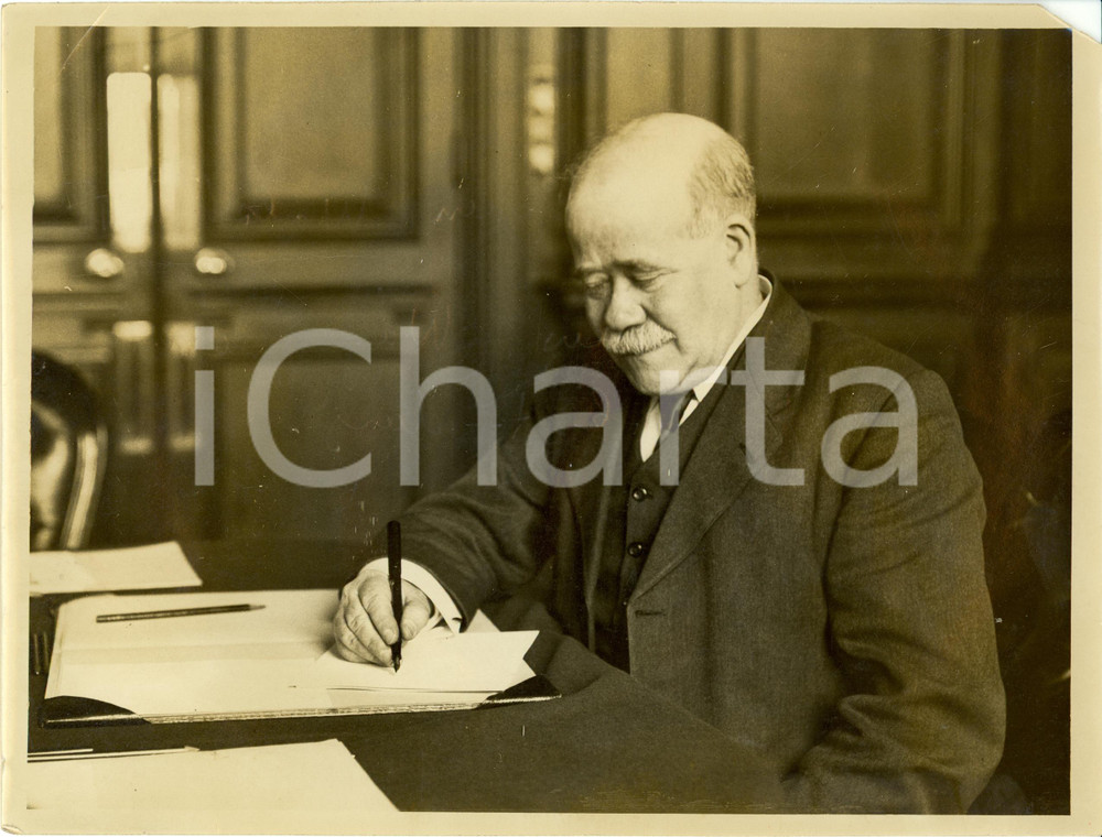 Fotografia d epoca originale 1924 LONDON Stephen WALSH new Secretary of State for War Photograph 1