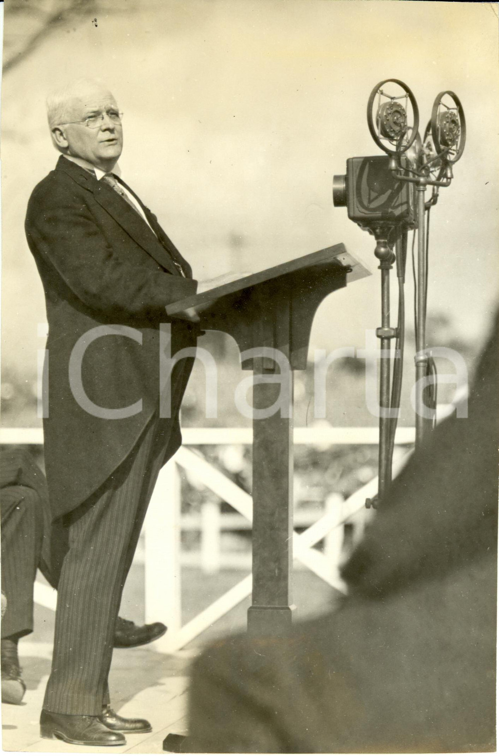 Fotografia d epoca originale 1931 YORKTOWN USA John GARLAND POLLARD governatore VIRGINIA 150° Indipendenza 1
