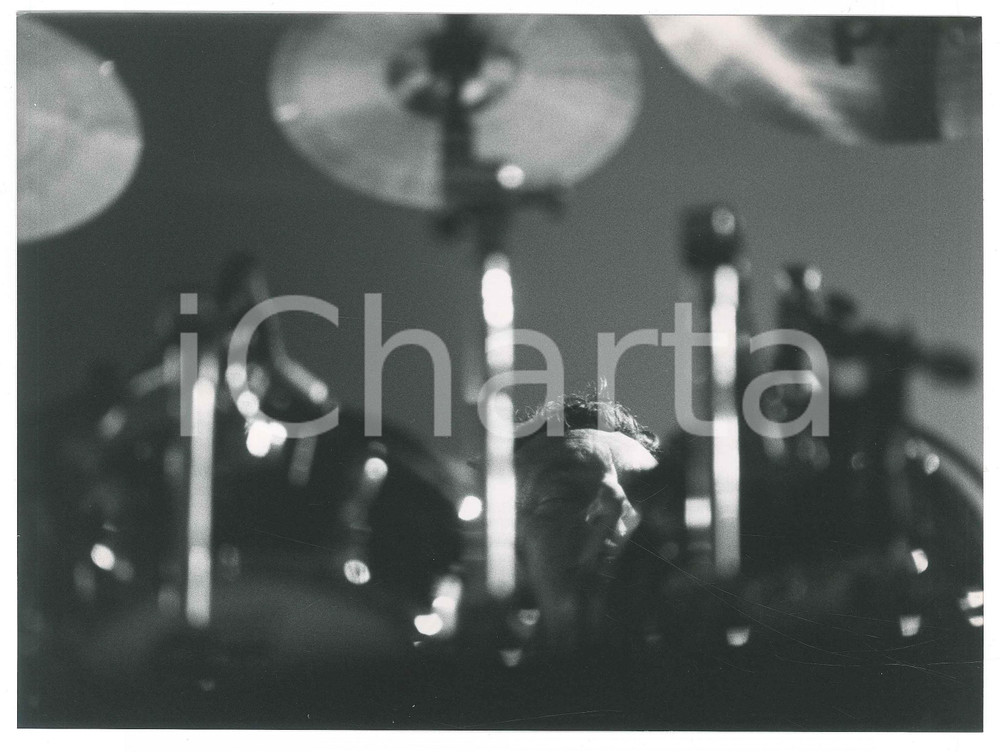 Fotografia d epoca originale 1988 LONDON WEMBLEY Concerto PINK FLOYD  Nick MASON Foto 1