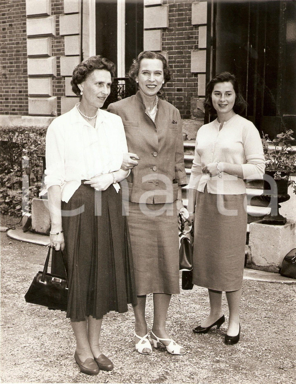 Fotografia d epoca originale 1965 ca PARIS Maria José Maria Beatrice di SAVOIA Marina di GRECIA Fotografia 1