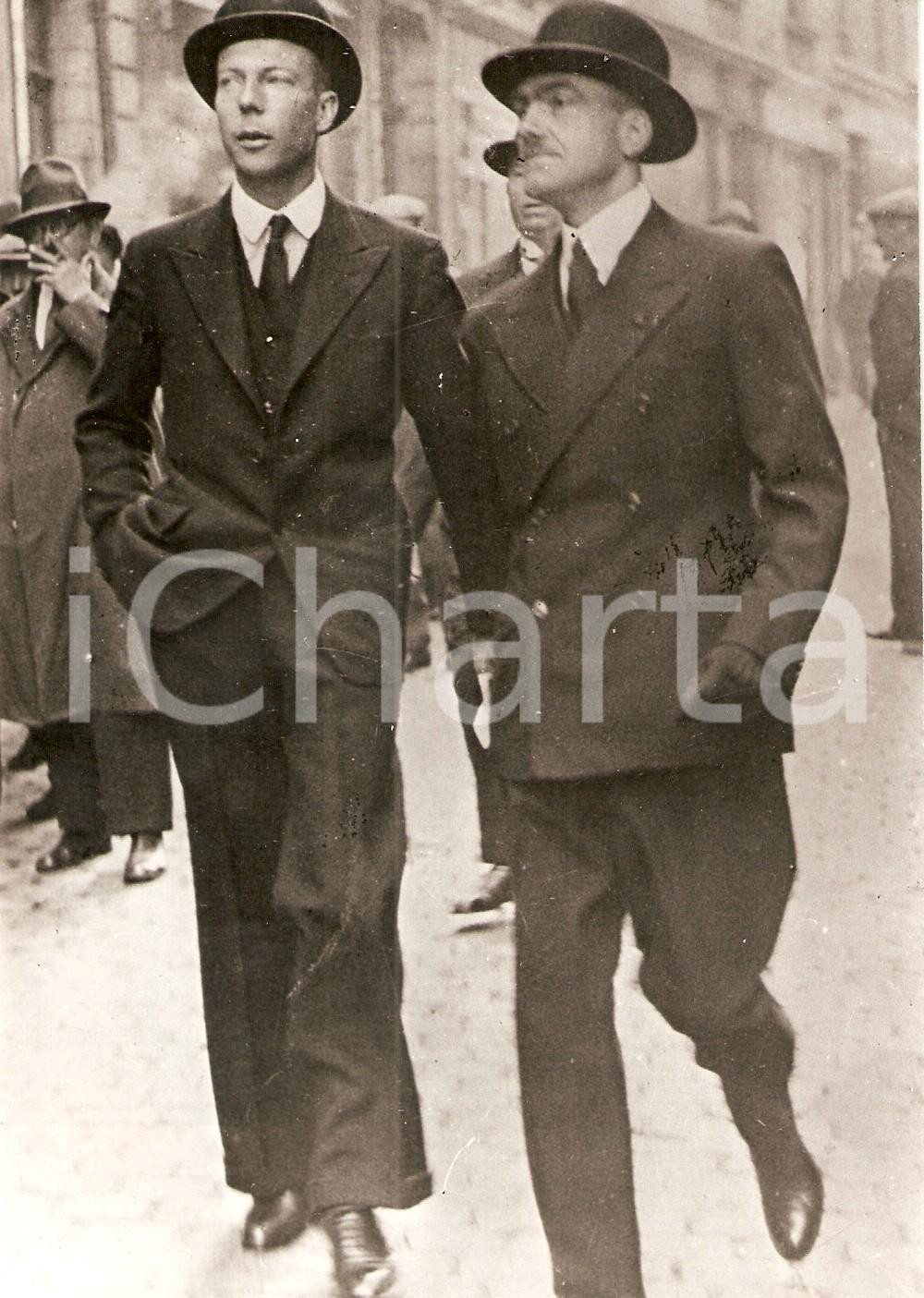 Fotografia d epoca originale 1945 ca BRUXELLES Principe reggente Carlo Teodoro del BELGIO RIPRODUZIONE 4 1
