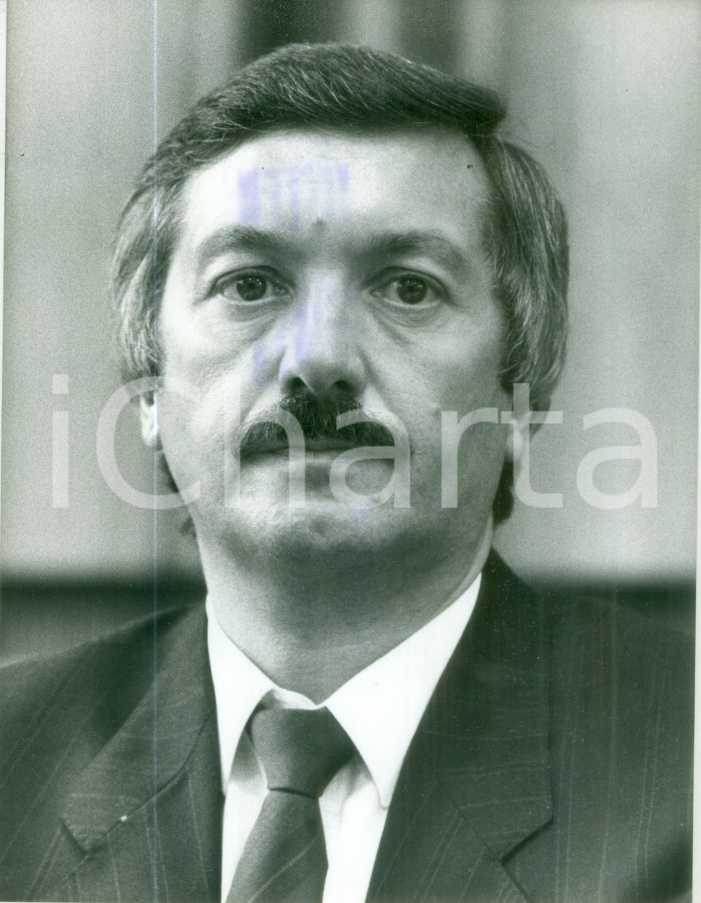 Fotografia d epoca originale 1987 BONN Friedel LAPPLE Ministro degli Interni Foto 2 1