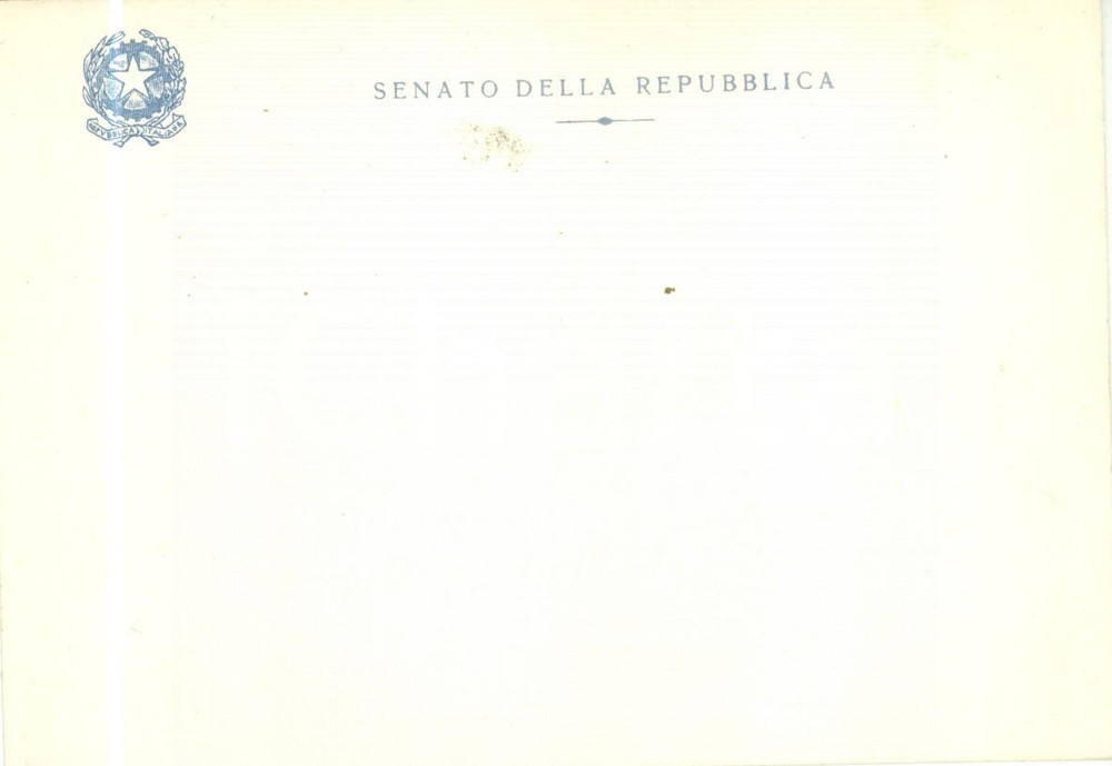 Cartolina originale da collezione 1955 ROMA Senato della Repubblica Cartolina postale intestata NON COMPILATA 1