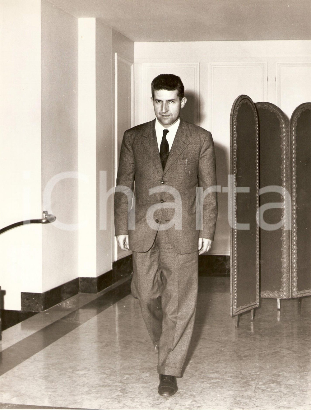 Fotografia d epoca originale 1962 MILANO Congresso Internazionale CARBION Dirigente FOTOGRAFIA 1