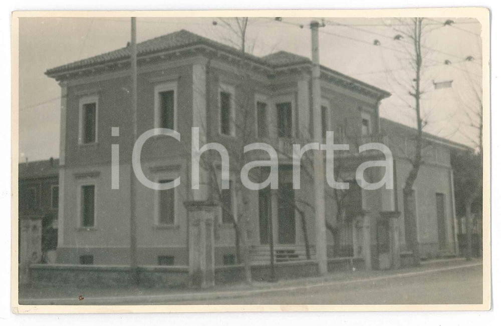 Fotografia d epoca originale 1940 ca RICCIONE Veduta con villa Fotografia 13x8 cm 1
