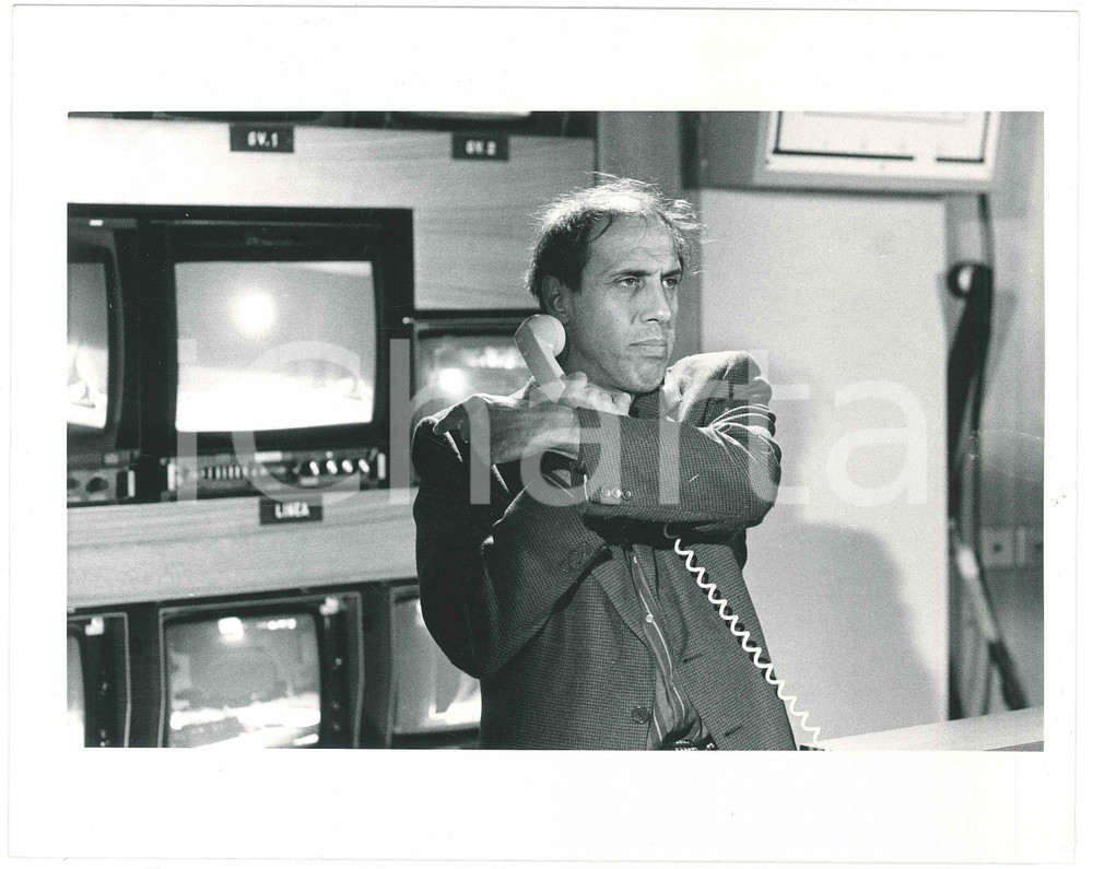 Fotografia d epoca originale 1985 CINEMA Adriano CELENTANO  Lavorazione film Joan Lui 4 Foto 1