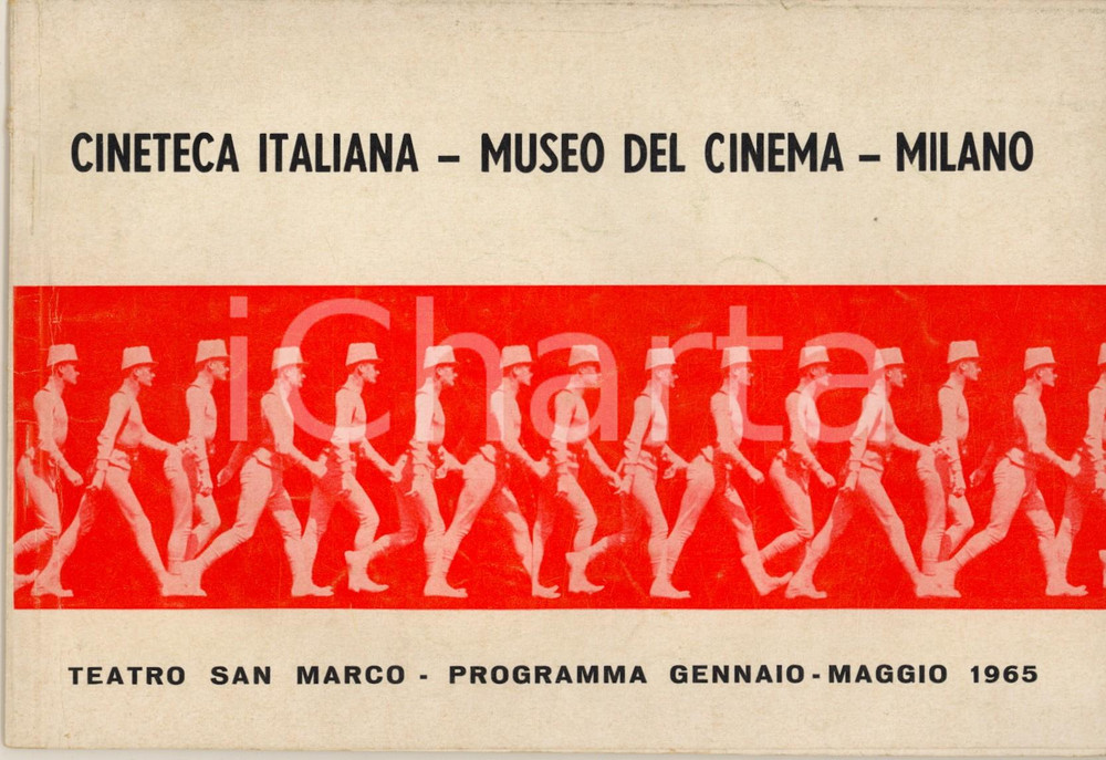1965 MILANO Cineteca Italiana - Museo del Cinema *Teatro SAN MARCO Programma Programma originale d'epoca, con illustrazioni b/n.(Rif. A222)PAGINE: 32 CONDIZIONI:FAIR/discreto lievi gualcitureFORMATO: 21x14 cm originale e autentica 1