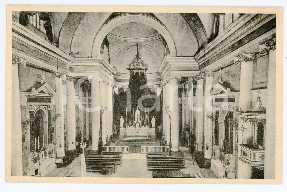 1947 NOVE - VICENZA Interno Chiesa parrocchiale SS. Pietro e Paolo - Cartolina Cartolina d'epoca, viaggiata. CONDIZIONI:FAIR/discreto Lievi smussature agli angoliFORMATO: 14x9 cm originale e autentica 1