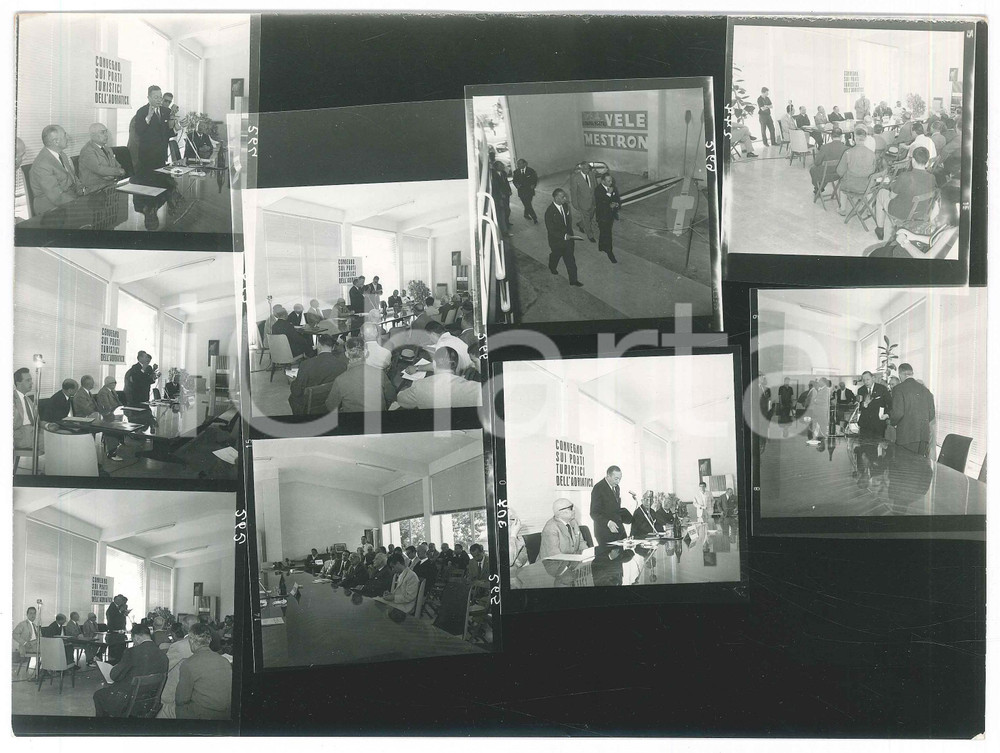 Fotografia d epoca originale 1980 ca ANCONA ? Convegno porti turistici dell Adriatico Foto 9 provini 1 1