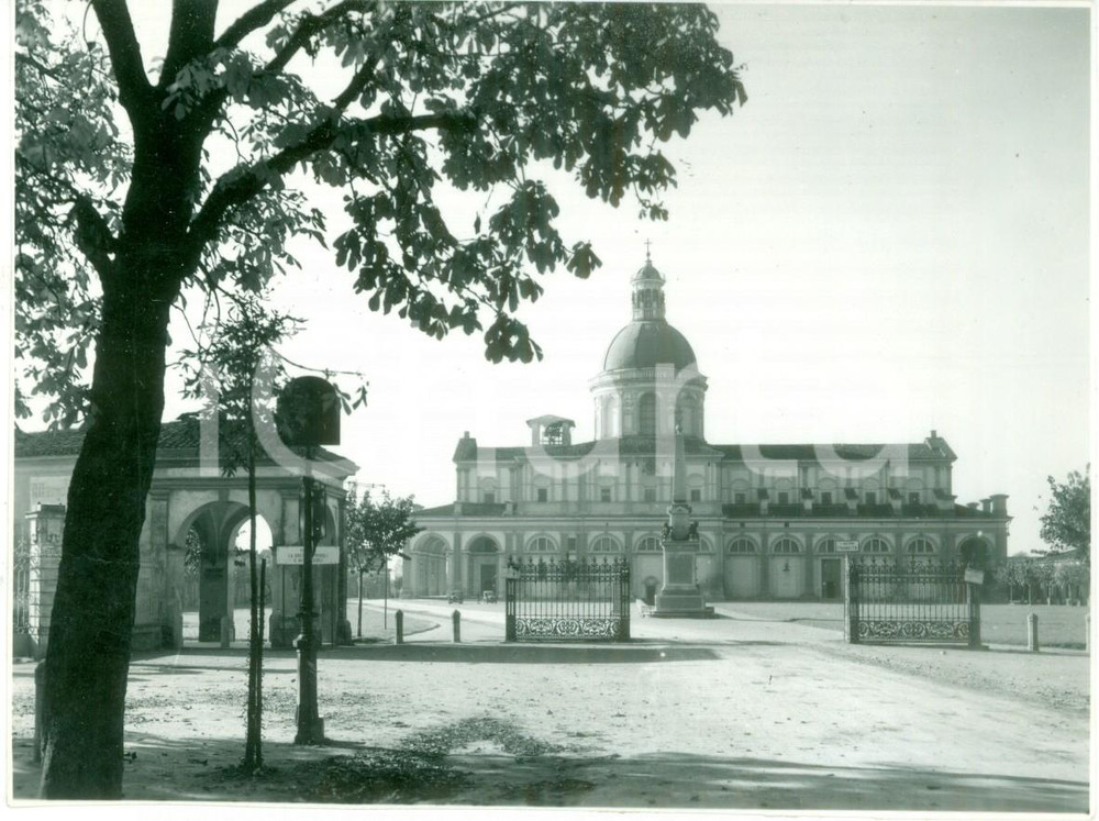 Fotografia d epoca originale 1940 ca CARAVAGGIO BG Santuario di Santa Maria DEL FONTE Foto 1