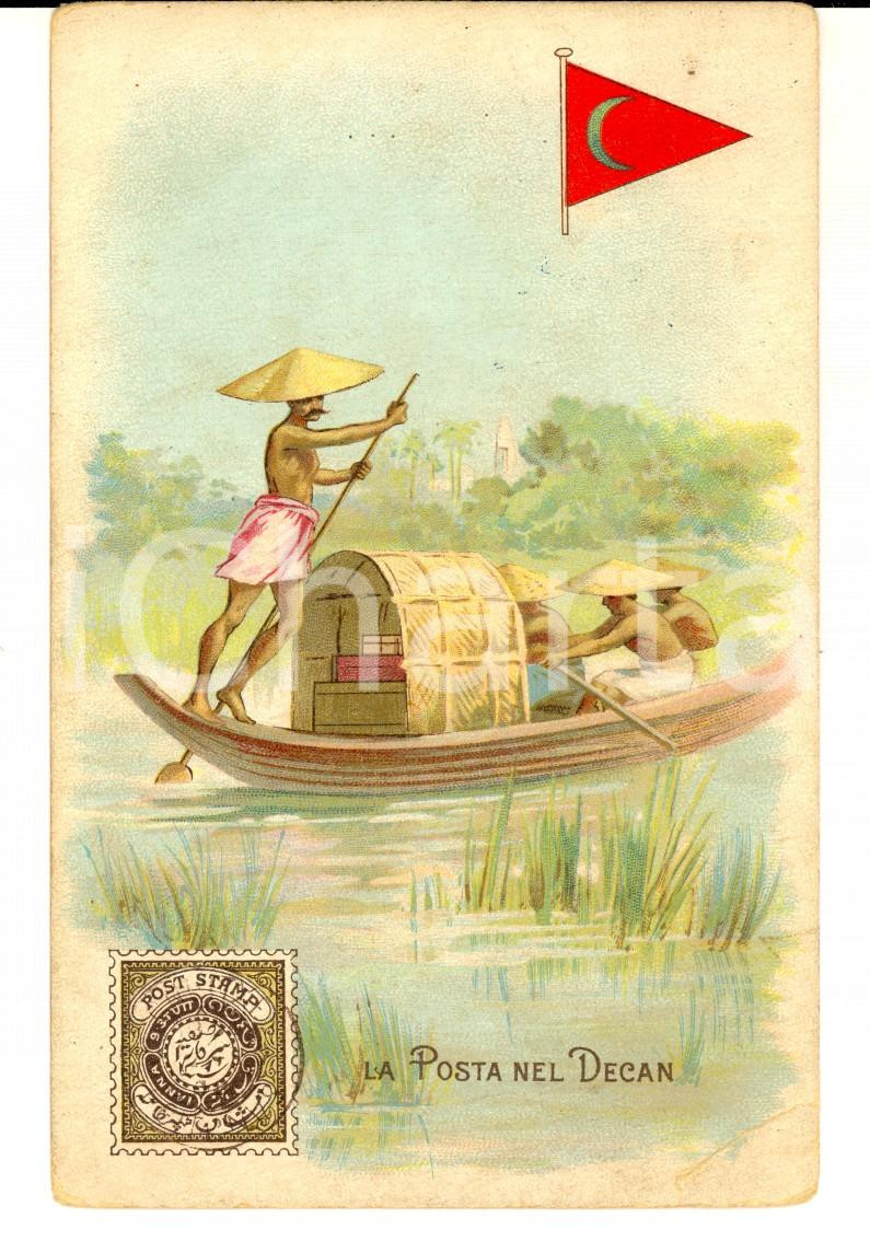 Cartolina originale da collezione 1920 ca MILANO Posta nel DECAN Pubblicità LYSOFORM Achille Brioschi cartolina 1