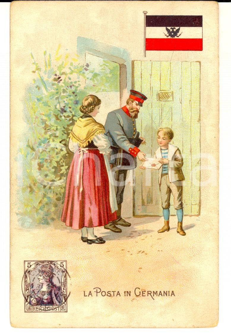 Cartolina originale da collezione 1920 ca MILANO Posta GERMANIA Pubblicità LYSOFORM Achille Brioschi cartolina 1