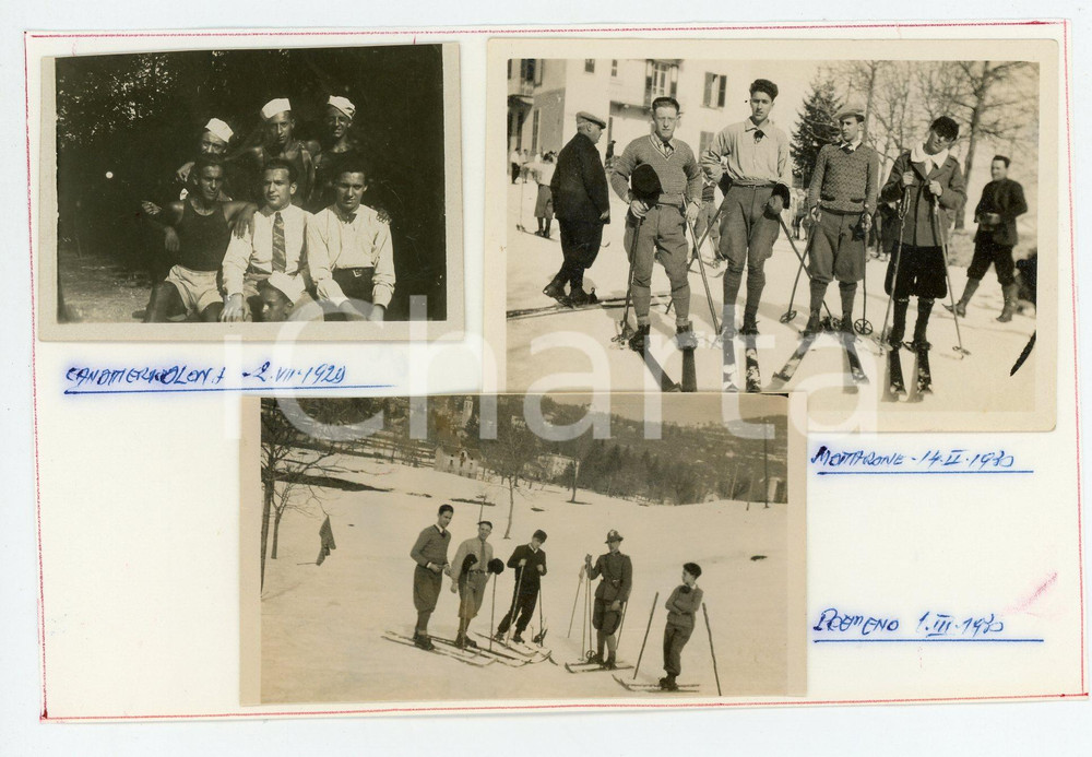 Fotografia d'epoca originale 1929-1930 CANOTTIERI OLONA Gite al MOTTARONE  e a PREMENO Lotto 3 Foto 1