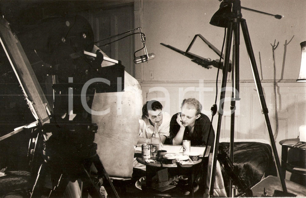 Fotografia d epoca originale 1961 GUNS OF THE TREES recording a song for the soundtrack Photo 1