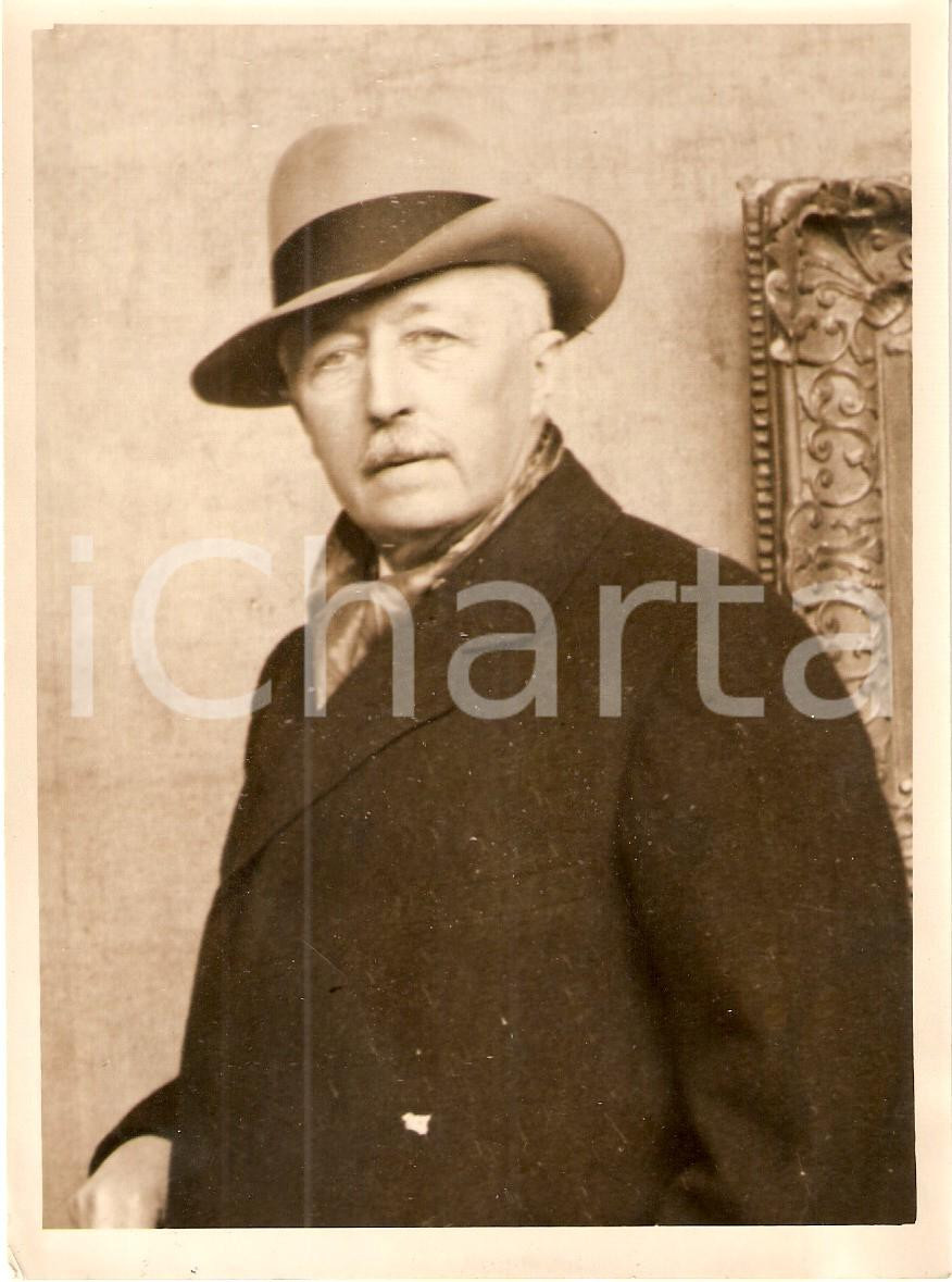 Fotografia d epoca originale 1940 SVEZIA Ritratto Principe Eugenio fratello di GUSTAVO V Fotografia 1