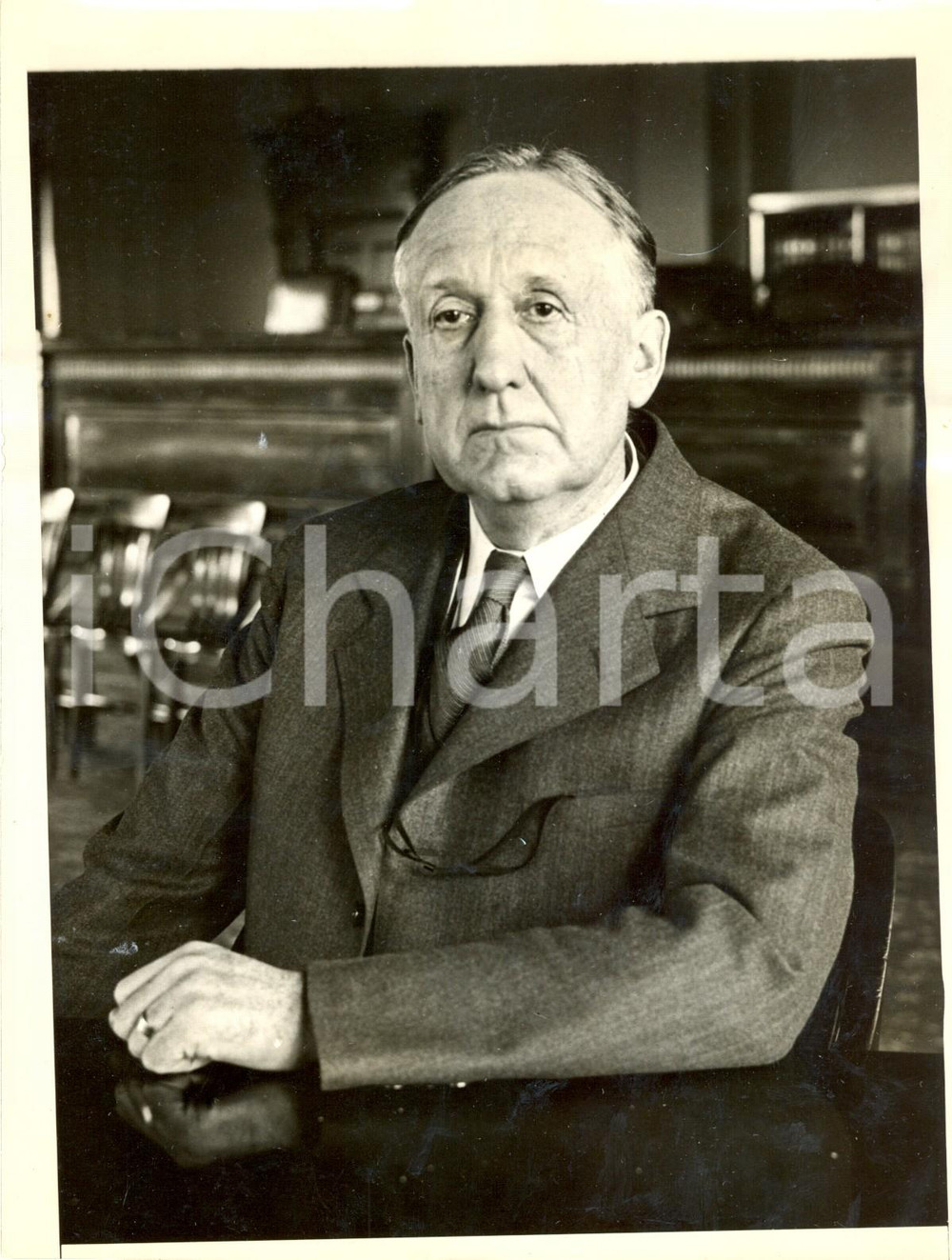 Fotografia d epoca originale 1932 WASHINGTON Claude R. PORTER presidente Interstate Commerce Commission 1