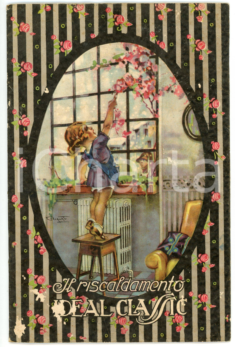 Materiale pubblicitario d’epoca 1927 BORGO SAN GIOVANNI Riscaldamento IDEAL - CLASSIC Libretto pubblicitario 1