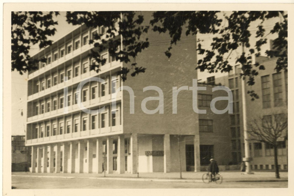Fotografia d'epoca originale 1941 ARCHITETTURA MILANO Nuovo palazzo Università BOCCONI *Foto 18x12 cm 1