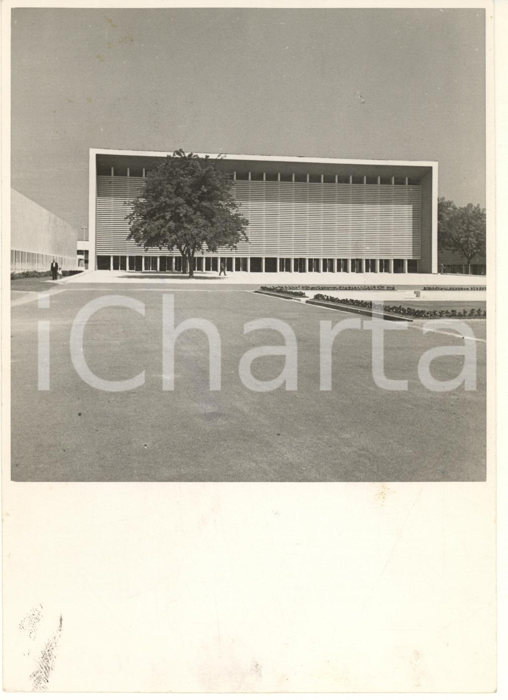 Fotografia d'epoca originale 1937 ARCHITETTURA ROMA Padiglione dei Congressi - Arch. LIBERA *Foto 12x17 cm 1