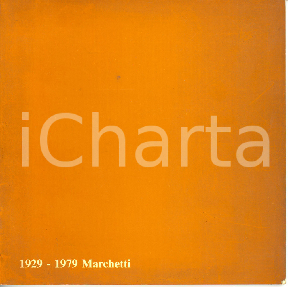 Libro, pubblicazione d'epoca 1979 MILANO Officina MARCHETTI Pubblicazione per il cinquantenario 1