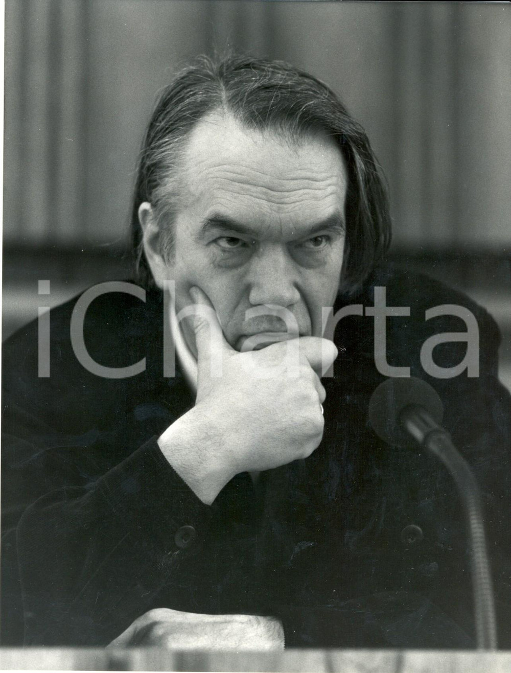 Fotografia d epoca originale 1988 GERMANIA Helmut LIPPELT  portavoce degli ecologisti tedeschi Foto 1