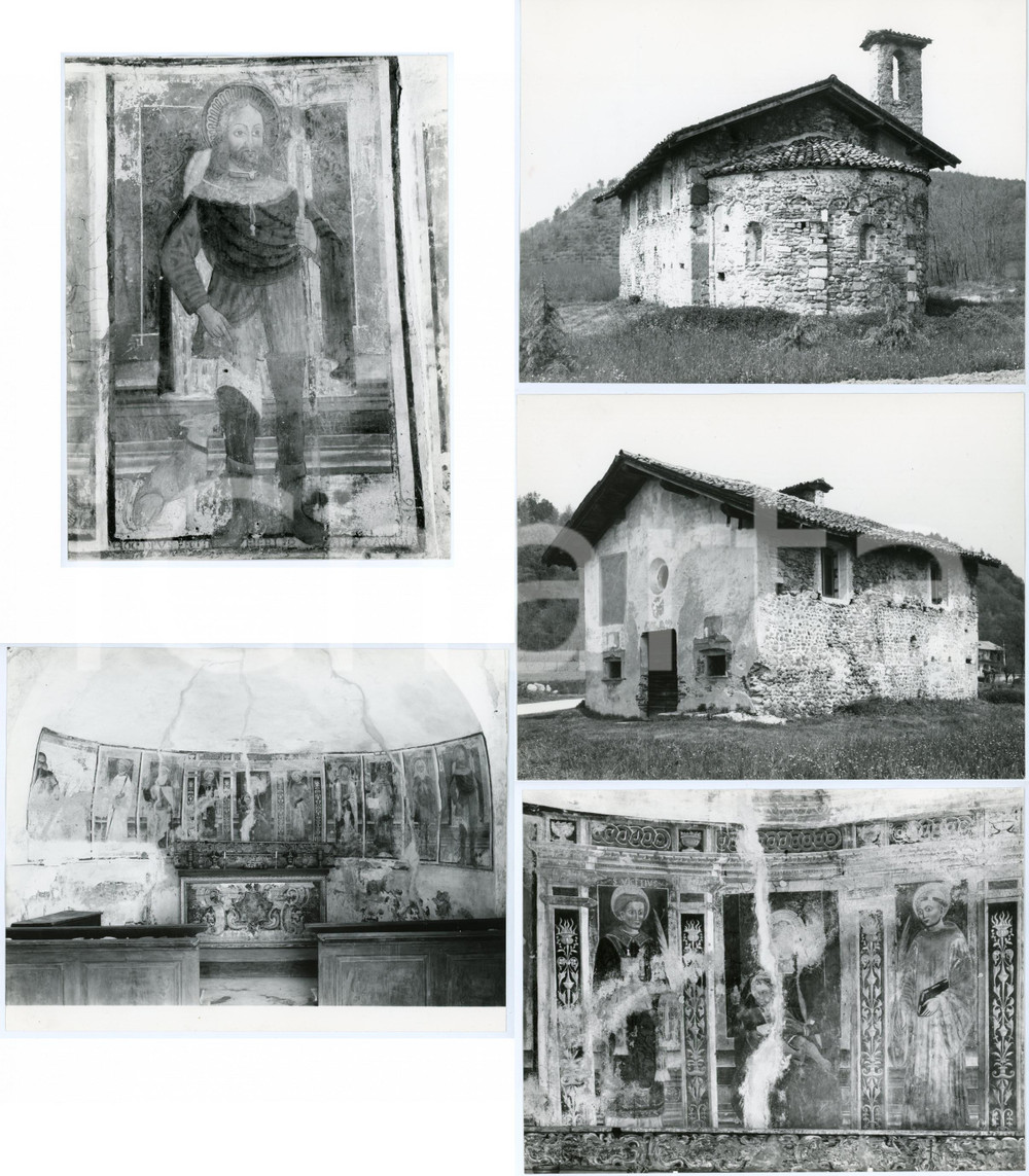 Fotografia d'epoca originale 1975 ca SESTO CALENDE Oratorio di San Vincenzo RE DEI MAGI Lotto 5 foto 1