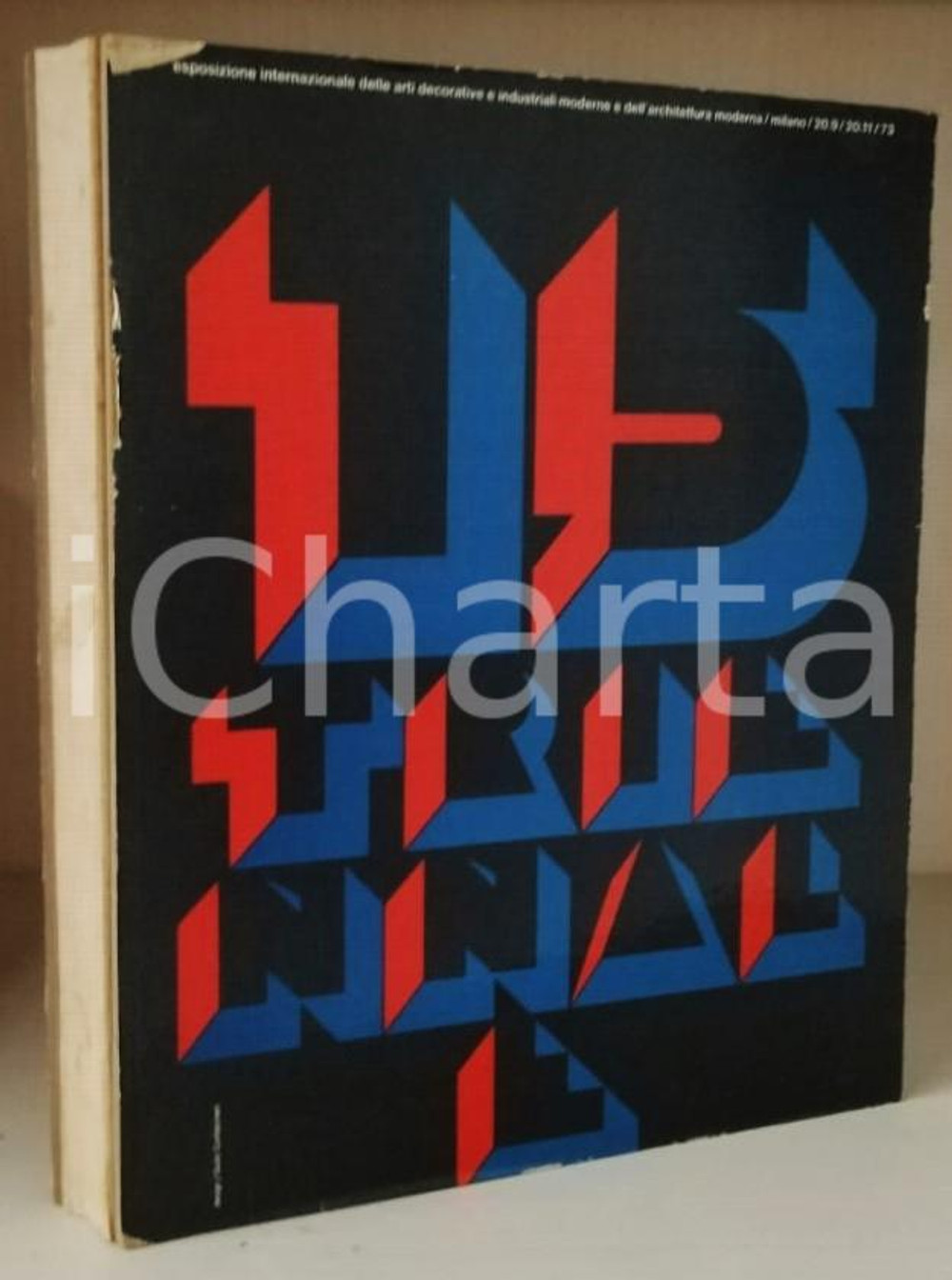 Libro, pubblicazione d'epoca 1973 MILANO 15^ Triennale - Esposizione arti decorative ARCHITETTURA Catalogo 1 1