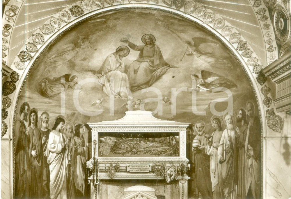 Cartolina originale da collezione 1939 CITTA  DI CASTELLO Santuario di CANOSCIO Madonna del TRANSITO Cartolina 1