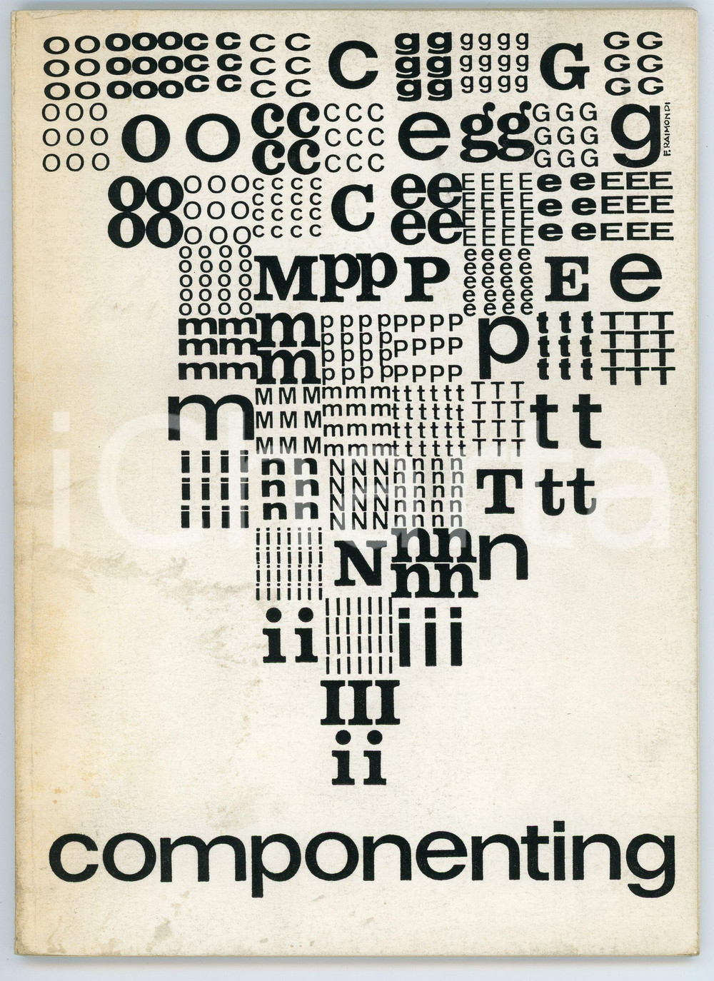 Libro, pubblicazione d'epoca 1968 FIERE DI BOLOGNA Mostra IL COMPONENTING Catalogo - Edizioni E.A. 1