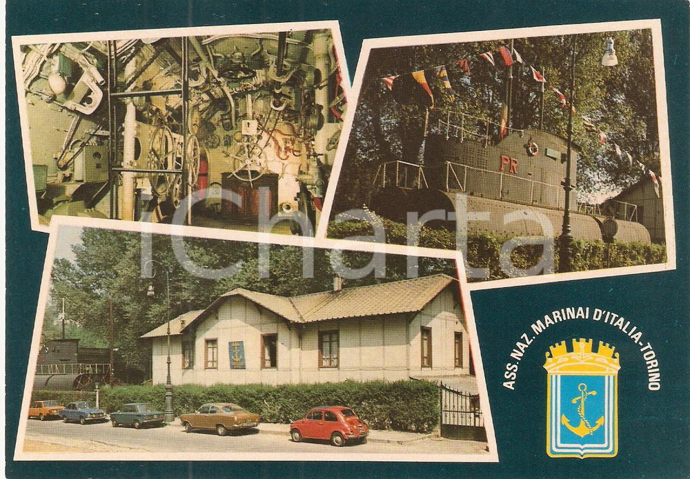 Cartolina originale da collezione 1975 ca TORINO Sede dell Associazione Nazionale MARINAI D ITALIA  Cartolina 1